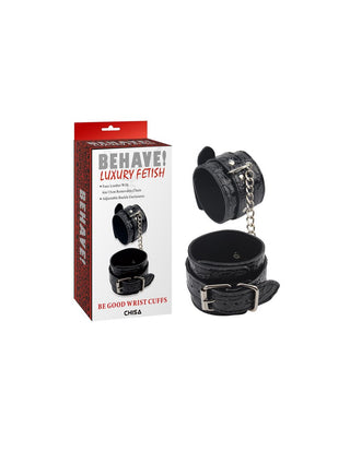 BEHAVE BE GOOD WRIST CUFFS