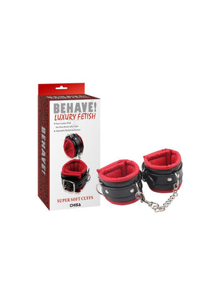 BEHAVE SUPER SOFT HAND CUFFS