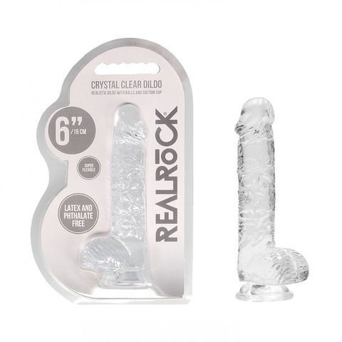 6 INCH REALISTIC DILDO WITH BALLS