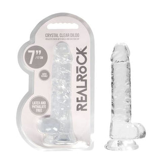 REALROCK 7 INCH REALISTIC DILDO WITH BALLS