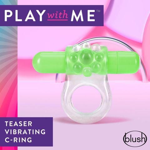 PLAY WITH ME TEASER VIBRATING COCK RING
