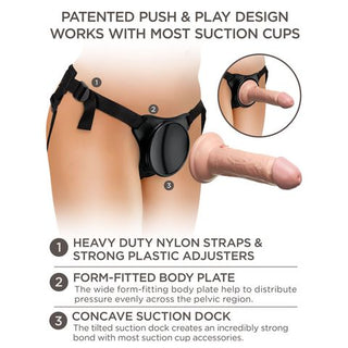 KING COCK ELITE BEGINNERS SILICONE BODY DOCK KIT