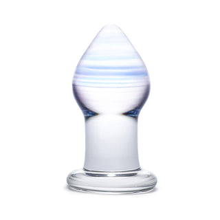 GLAS AMETHYST RAIN BUTT PLUG