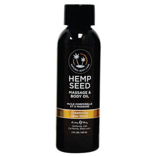 HEMP SEED MASSAGE OIL  DREAMSICLE