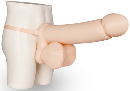 JOLLY BOOBY 21 INCH INFLATABLE PENIS WITH STRAPS