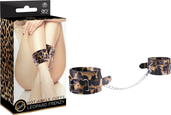 LEOPARD FRENZY HOT ANKLE CUFFS