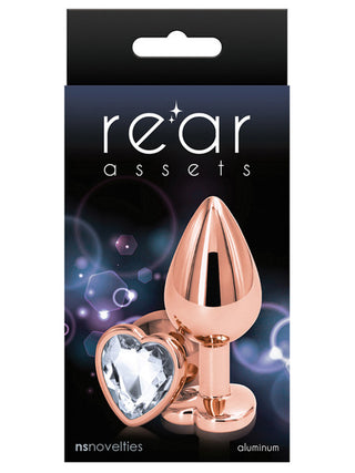 REAR ASSETS ROSE GOLD BUTT PLUG WITH HEART