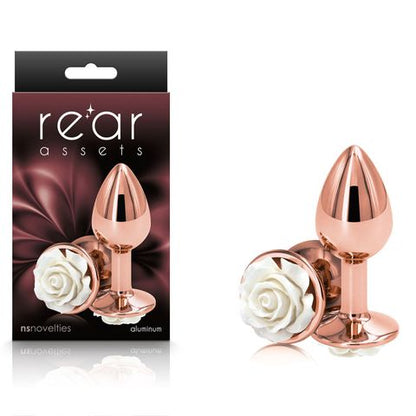 REAR ASSETS ROSE GOLD BUTT PLUG WITH ROSE