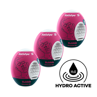 SATISFYER MASTURBATOR EGGS 3 PACK BUBBLE