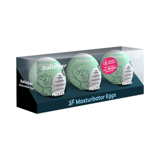 SATISFYER MASTURBATOR EGGS 3 PACK RIFFLE