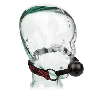 SCANDAL BREATHABLE BALL GAG WITH CUFFS - Flirt Adult Store