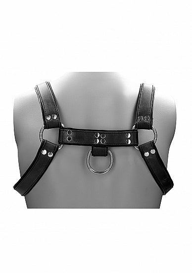 PAIN LEATHER MALE CHEST HARNESS