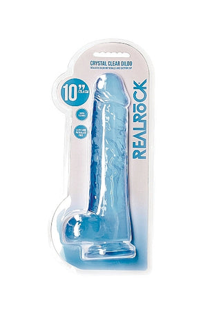 REALROCK 10 INCH REALISTIC DILDO WITH BALLS