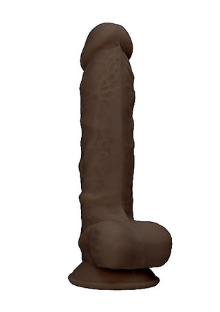 REALROCK 7 INCH SILICONE DILDO WITH BALLS