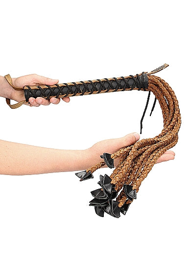 MEDIEVAL 12 BRAIDED 22 INCH TAILS W 12 INCH HANDLE