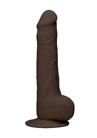 REALROCK 9.5 INCH SILICONE DILDO WITH BALLS