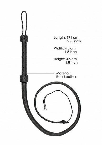 PAIN REAL LEATHER BULL WHIP