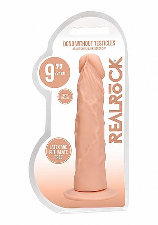 REALROCK 9 INCH REALISTIC DILDO WITHOUT BALLS