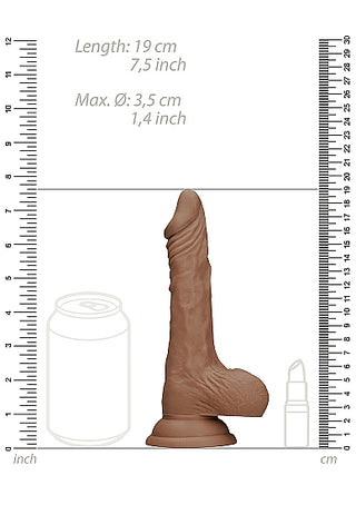 REALROCK 7 INCH REALISTIC DILDO WITH BALLS