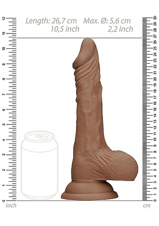 REALROCK 10 INCH REALISTIC DILDO WITH BALLS