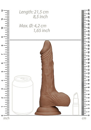 REALROCK 8 INCH REALISTIC DILDO WITH BALLS