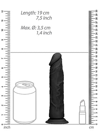 REALROCK 7 INCH REALISTIC DILDO WITHOUT BALLS