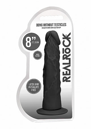 REALROCK 8 INCH REALISTIC DILDO WITHOUT BALLS