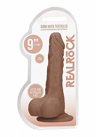 REALROCK 9 INCH REALISTIC DILDO WITH BALLS