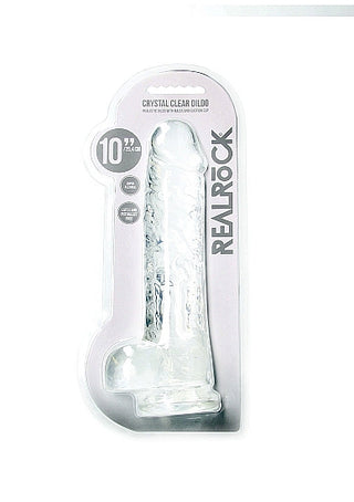 REALROCK 10 INCH REALISTIC DILDO WITH BALLS