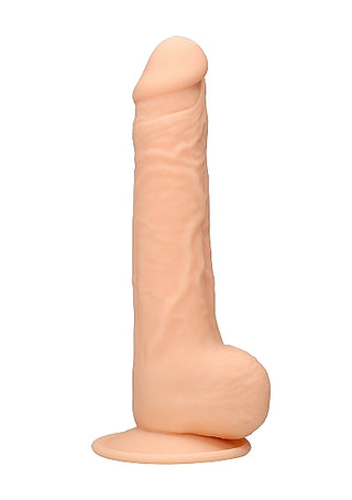 REALROCK 9.5 INCH SILICONE DILDO WITH BALLS