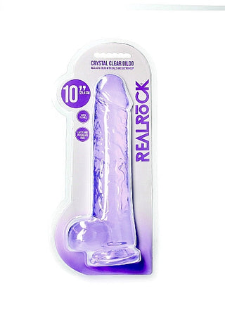 REALROCK 10 INCH REALISTIC DILDO WITH BALLS