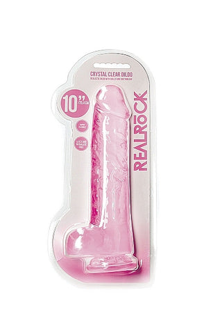 REALROCK 10 INCH REALISTIC DILDO WITH BALLS