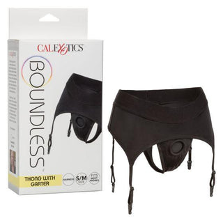 BOUNDLESS THONG WITH GARTER